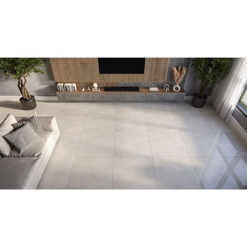 Porcelanato Pulido Lume Cosmopolitan Gris 75x75