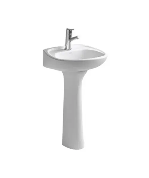 Pie Columna De Lavatorio Ferrum Andina Ctf Blanco 2° Calidad