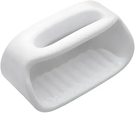 Jabonera con Agarradera Ferrum Fix Blanca