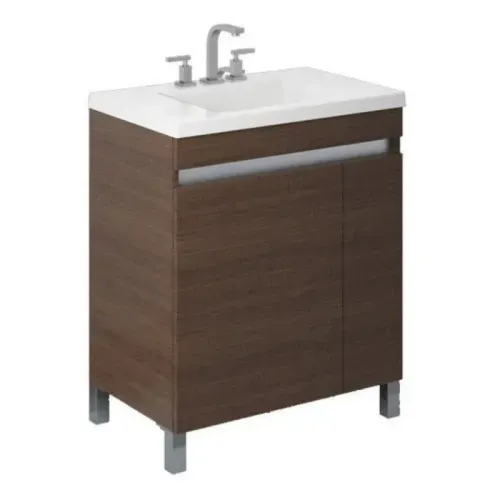 Combo SCH Vanitory Aqua Carvalho 60 cm + Mesada de Losa 60 cm