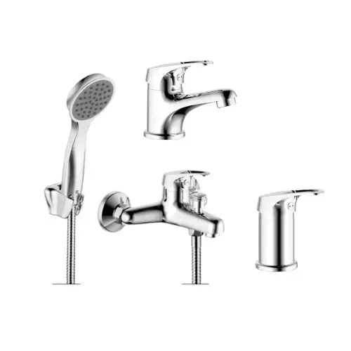 Grifería Vasser Iris Monocomando Lavatorio Ducha y Bidet