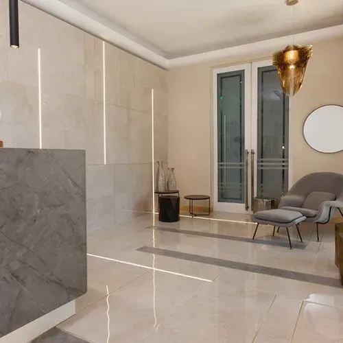 Porcelanato Vite Crema Marfil pulido eco 60x120