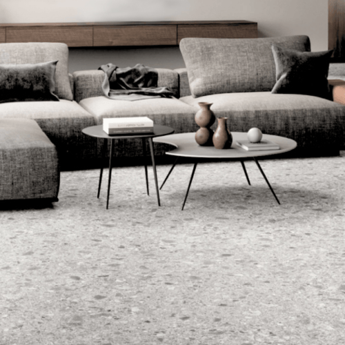 Porcelanato Cerro Negro 82x82 Terrazo gris nat cal 1º
