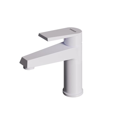 Griferia Monocomando Vasser White Zafiro para Lavatorio