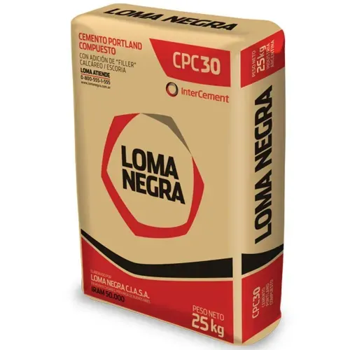 Cemento Portland Loma Negra CPC30 x25 kg