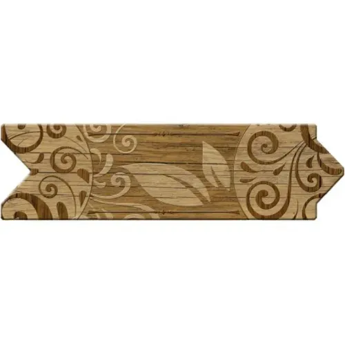 Guarda Colores Sólidos Abedul Madera Punta Flecha 6x20