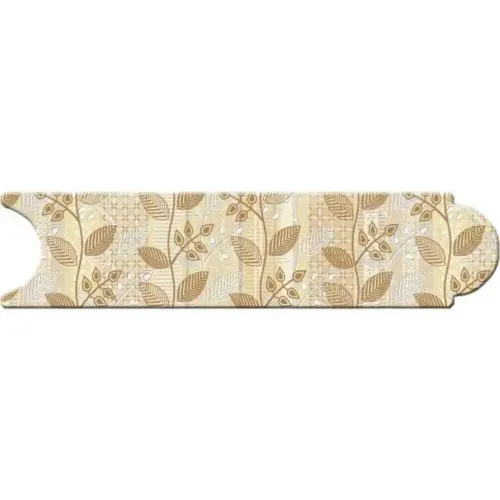 Guarda Colores Sólidos Brasilia Beige Punta Redonda 5x20