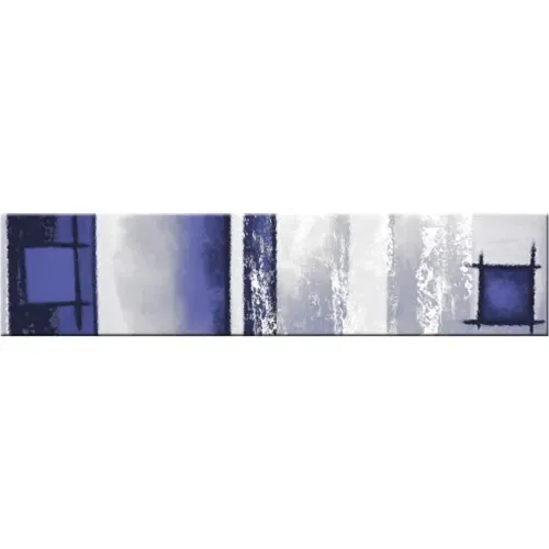 Guarda Recta Colores Sólidos Formosa Azul 5.5x25