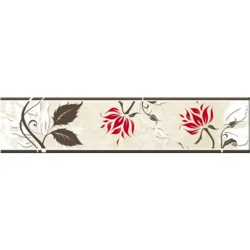 Guarda Recta Colores Sólidos Madryn Beige 5.5x25