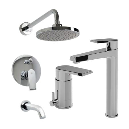 Combo Vasser Zafiro – Baño Completo Monocomando
