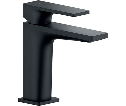 Griferia Nobili Seven Monocomando Bajo para Lavatorio Negro