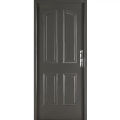 Puerta Oblak Grafito 4 Trableros Línea Presta Plus 80X200 Izquierda