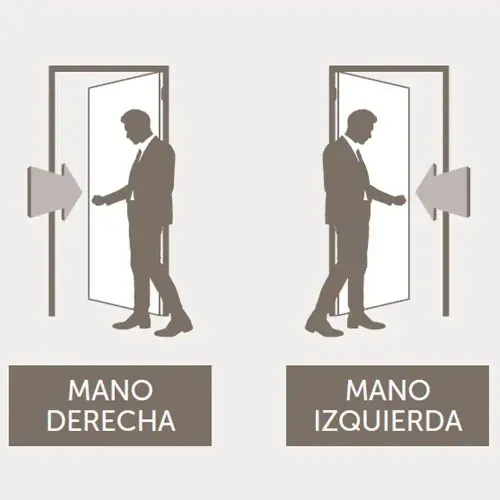 Puerta Oblak Grafito 4 Trableros Línea Presta Plus 80X200 Izquierda