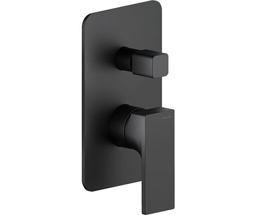 Grifería Nobili Seven Empotrada Monocomando Negro para Ducha y Bañera