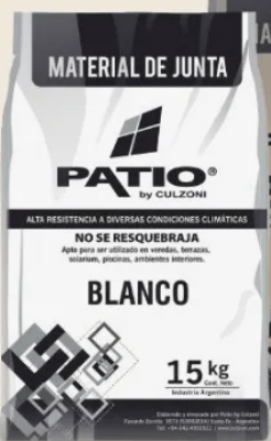Material de Juntas Culzoni 15kg Blanco