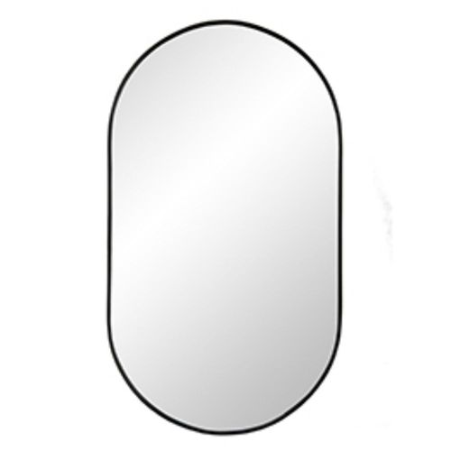 Espejo Reflejar Tic Tac Black 60X90 Cm Con Luz Led