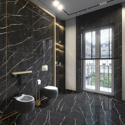 Revestimiento Karina Black Gold Pulido 60x120