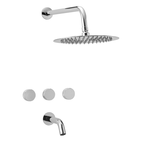 Griferia de Ducha y Bañera Peirano Fabric 80-100C/CR