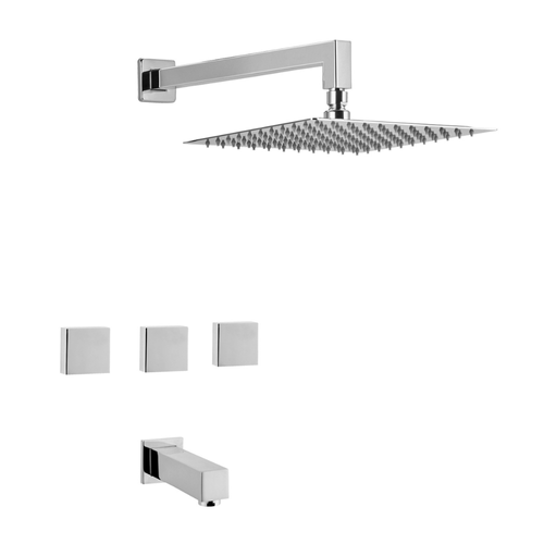 Griferia de Ducha y Bañera Peirano Prado 80-191/CR