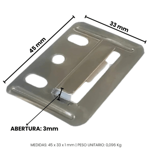 Clip de Fijación para WPC Interior x Unidad