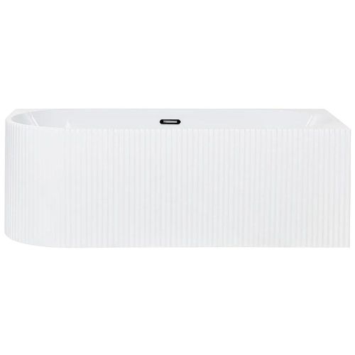 Bañera Estriada White Glossy 1.7x0.8x0.59 mts. G-5001 Izquierda