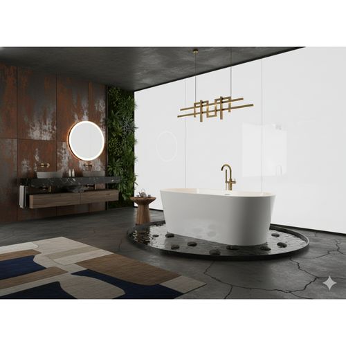 Bañera White Glossy 1.7x0.73x0.59 mts. G-1026-7