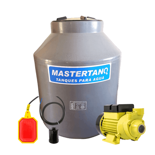 Combo Tanque de Agua Mastertanq 400L + Bomba Work y Automatico WEB