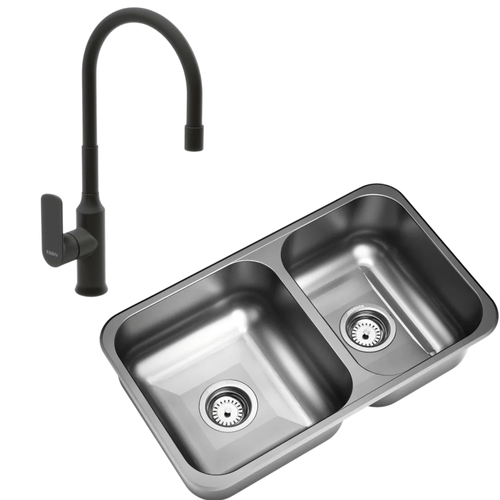 Combo Griferia Vasser Agatha y Pileta johnson r63/18