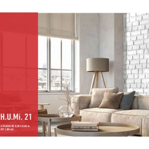 Kit Placas Decorativas Humi Antihumedad 30x60 1.08 m2