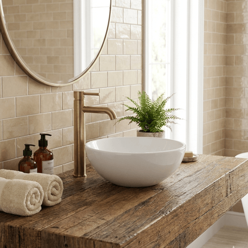 Bacha Sobre Mesada Blanca AQ21174-W