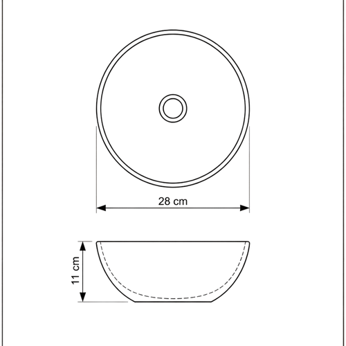 Bacha Sobre Mesada Blanca AQ21174-W