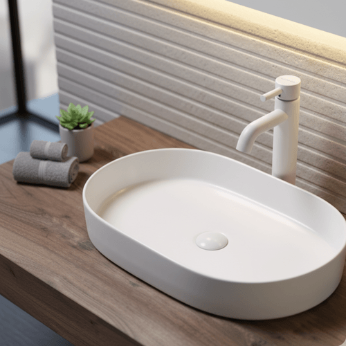 Bacha Sobre Mesada Blanca AQ21291-W