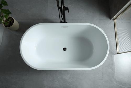 Bañera Isla Blanca Diseño Ovalado 170x75x58 cm