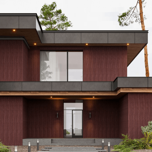 Revestimiento Exterior Rosewood 21,9 x 2,6 x 2,9 cm